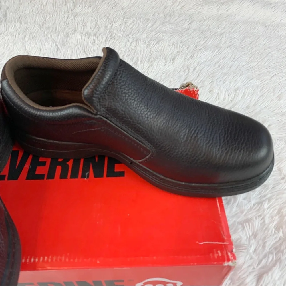 Wolverine New‎ Men's leather Slip On Loafers in brown